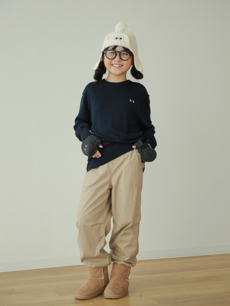 Детский свитер UNIQLO x Anya Hindmarch 1159856081 (Синий 9-10) на рост 135-145 см