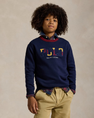 Детский свитшот Polo Ralph Lauren флис 1159838406 (Синий XL)