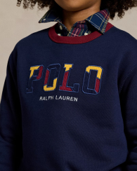 Детский свитшот Polo Ralph Lauren флис 1159838406 (Синий XL)