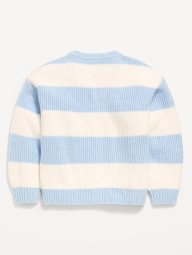 В'язаний підлітковий оверсайз- светр Old Navy 1159847971 (Білий/Блакитний XXL)