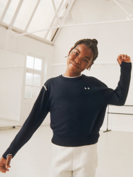 Детский свитер UNIQLO x Anya Hindmarch 1159856081 (Синий 9-10) на рост 135-145 см