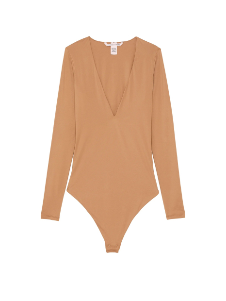 Жіноче боді Victoria's Secret FeatherSoft довгий рукав 1159839667 (Коричневий L)