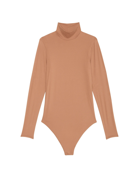 Женское боди Victoria's Secret FeatherSoft длинный рукав 1159839833 (Коричневый M)