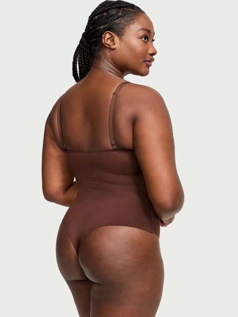 Женское боди Victoria's Secret комбидресс 1159846370 (Коричневый XS)