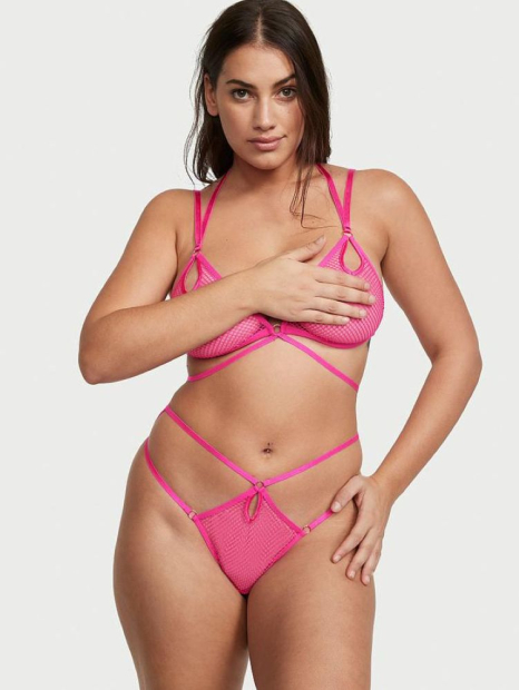 Женский комбидресс Victoria's Secret боди 1159851132 (Розовый XL)