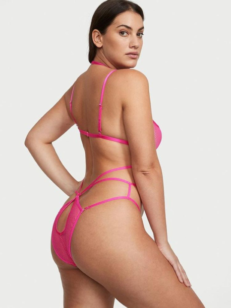 Женский комбидресс Victoria's Secret боди 1159851132 (Розовый XL)
