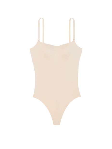 Женское боди Victoria's Secret комбидресс 1159854454 (Бежевый XXL)