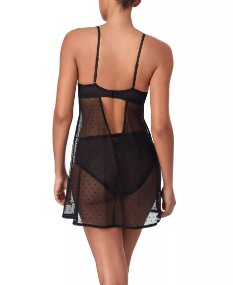 Пеньюар DKNY с вышивкой 1159864151 (Черный XL)