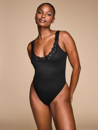 Женское боди Victoria's Secret комбидресс 1159838657 (Черный M)