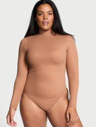 Женское боди Victoria's Secret FeatherSoft длинный рукав 1159838924 (Коричневый L)