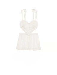 Игривый фартук-пеньюар Victoria's Secret 1159846589 (Молочный XS)