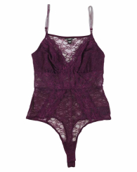 Шикарное женское боди Guess с кружевом 1159846959 (Фиолетовый XS)