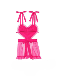Игривый фартук-пеньюар Victoria's Secret 1159852190 (Розовый XL)
