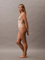 Женское боди Calvin Klein комбидресс 1159853887 (Бежевый L)