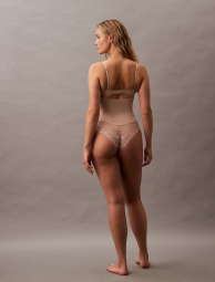 Женское боди Calvin Klein комбидресс 1159853887 (Бежевый L)