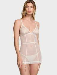 Комбинация Victorias Secret пеньюар 1159861410 (Молочный XL)