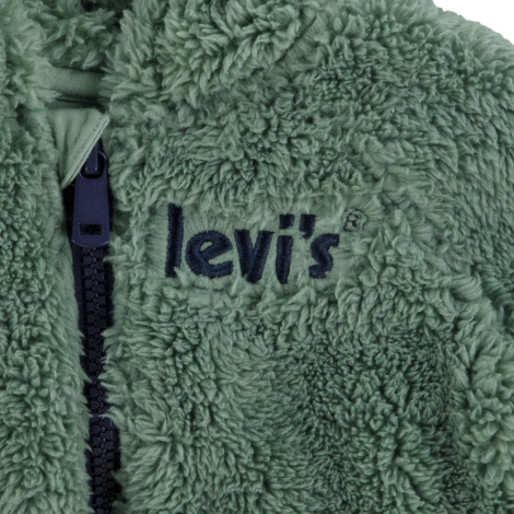 Дитячий комбінезон Levi's із шерпи 1159838437 (Зелений 56-62)