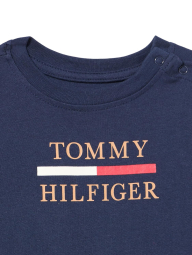 Дитячий комбінезон Tommy Hilfiger із короткими рукавами 1159845645 (Синій 18M)