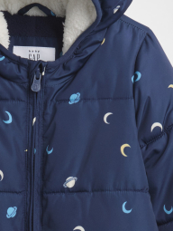 Детский теплый комбинезон GAP с принтом 1159865135 (Синий 3-6M) на рост 60 см
