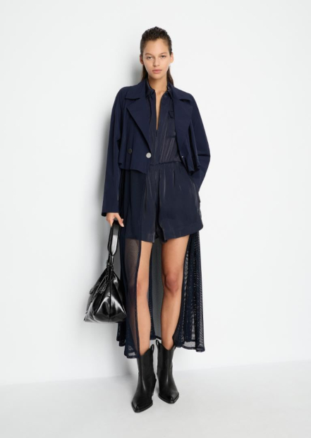 Женский легкий комбинезон Armani Exchange 1159853908 (Синий 2)