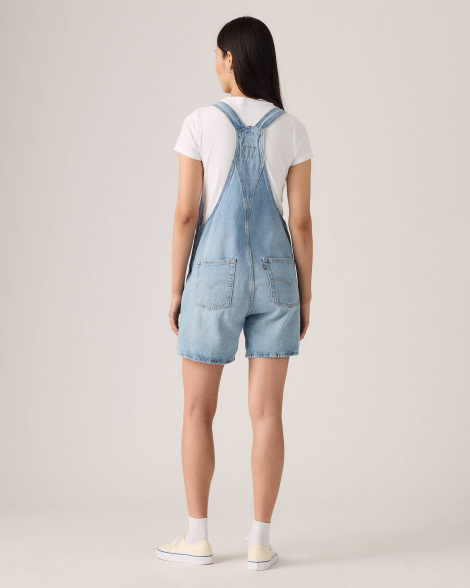 Жіночий джинсовий комбінезон Levi's 1159857157 (Блакитний XS)