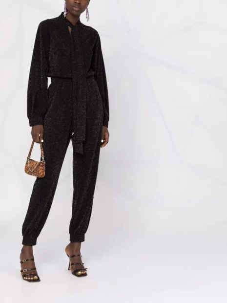 Жіночий комбінезон Karl Lagerfeld Paris із шиммером 1160009263 (Чорний S)