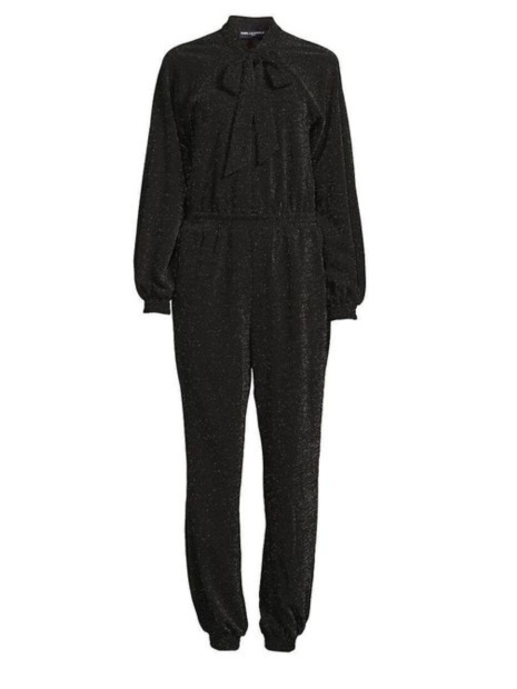 Жіночий комбінезон Karl Lagerfeld Paris із шиммером 1160009263 (Чорний S)