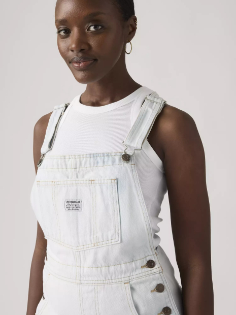 Жіночий джинсовий комбінезон Levi's 1161649641 (Блакитний L)