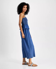 Женский комбинезон Tommy Hilfiger с баской 1159852841 (Синий XL)