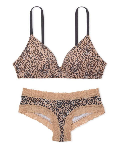 Бюстгальтер Victoria's Secret PINK 1159834310 (Леопардовий 32C)