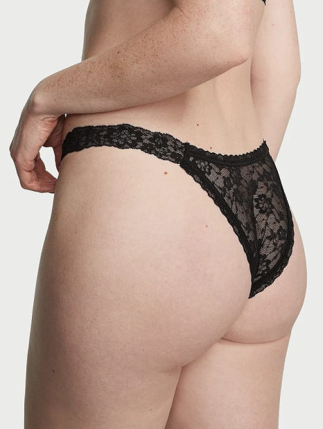 Комплект білизни Victoria's Secret погруддя Push-up і трусики бразиліана 1159838263 (Чорний 32C/S)