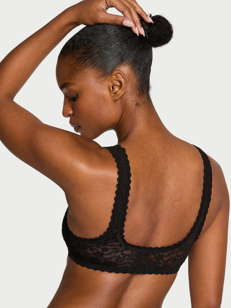 Роскошный кружевной комплект Victoria's Secret бралетт и трусики чики 1159838268 (Черный L)