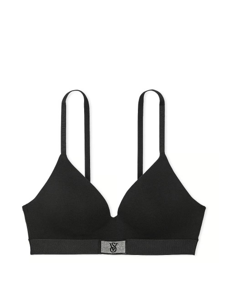 Жіночий комплект білизни Victoria's Secret ліф та трусики хіпхагери 1159838387 (Чорний 34B/S)