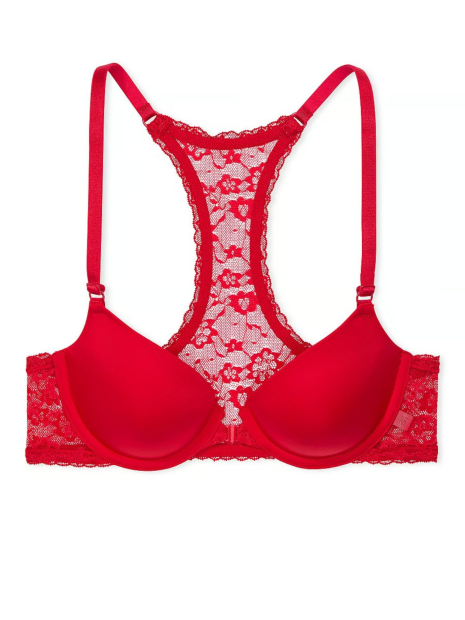 Жіночий комплект білизни Victoria's Secret ліф і трусики 1159838614 (Червоний 32C/S)