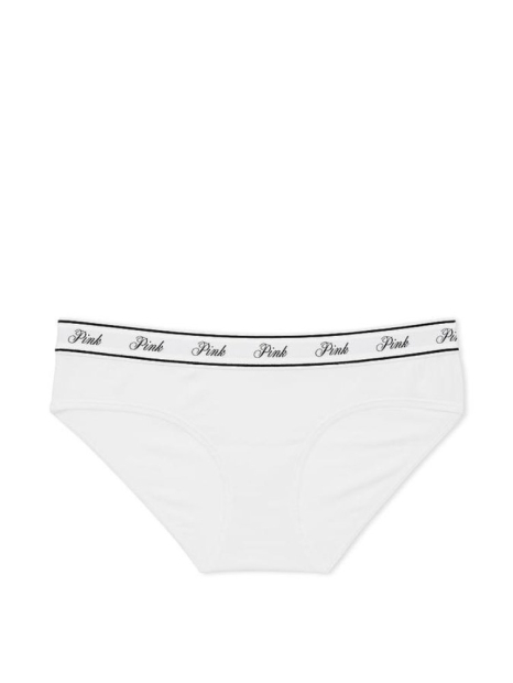 Женский комплект белья Victoria's Secret PINK бюст Push Up и трусики хипхагеры 1159838655 (Белый 36D/L)