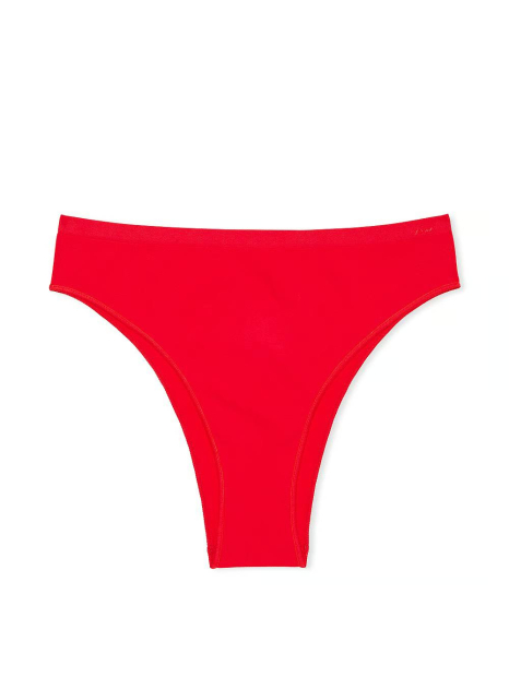 Женский комплект белья Victoria's Secret Pink лиф Push-Up и трусики бразильяны 1159839225 (Красный 34B/S)
