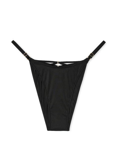 Ефектний комплект Victoria's Secret бюст Push-Up та трусики бразилії 1159838872 (Чорний 40D/XXL)