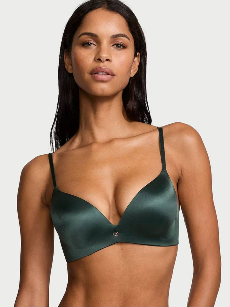 Комплект Victoria's Secret погруддя Push-Up та трусики тонг 1159838975 (Зелений 40D/XXL)