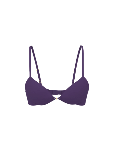 Женский комплект белья Victoria's Secret лиф и трусики тонг 1159839003 (Фиолетовый 32C/S)