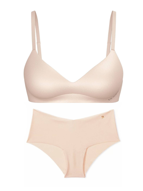Комплект білизни Victoria's Secret бюст та трусики чики 1159839274 (Бежевий XL)