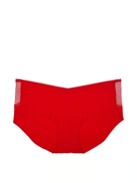 Комплект Victoria's Secret бюст Push-Up и трусики хипхагеры 1159839278 (Красный 36C/L)