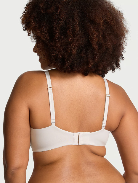 Комплект белья Victoria's Secret бюст Push-Up и трусики тонг 1159839302 (Серый 34A/S)