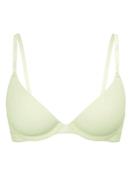 Женский комплект белья Victoria's Secret Pink лиф Push-Up и трусики бикини 1159840493 (Салатовый 32C/S)