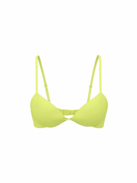 Жіночий комплект білизни Victoria's Secret ліф та трусики тонг 1159840696 (Салатовий 32C/S)