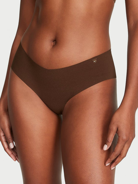 Гладкий комплект білизни Victoria's Secret бралетт та трусики чики 1159841902 (Коричневий XL)