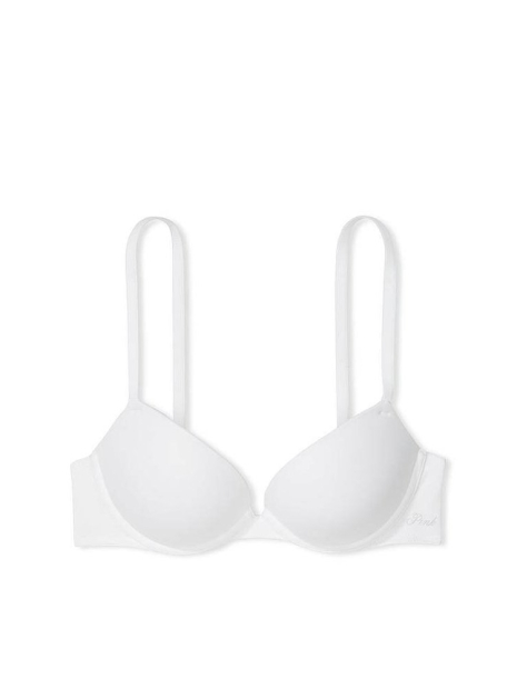 Базовый комплект белья Victoria's Secret PINK бюст Super Push Up и трусики чики 1159842871 (Белый 36B/M)