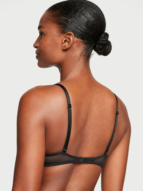 Шикарный комплект Victoria's Secret бюстгальтер и трусики хипхаггеры 1159844907 (Черный 34D/M)