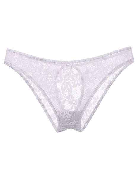 Кружевной комплект со стразами Victoria's Secret бюстгальтер и трусики бразильяны 1159847834 (Сиреневый M)