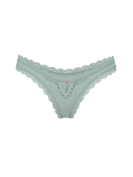 Комплект білизни Victoria's Secret бюстгальтер та трусики базільяни 1159848543 (Зелений 38C/L)