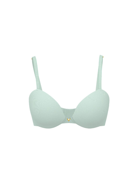 Комплект білизни Victoria's Secret бюст Push-Up та трусики стрінги 1159848550 (Зелений 34A/S)